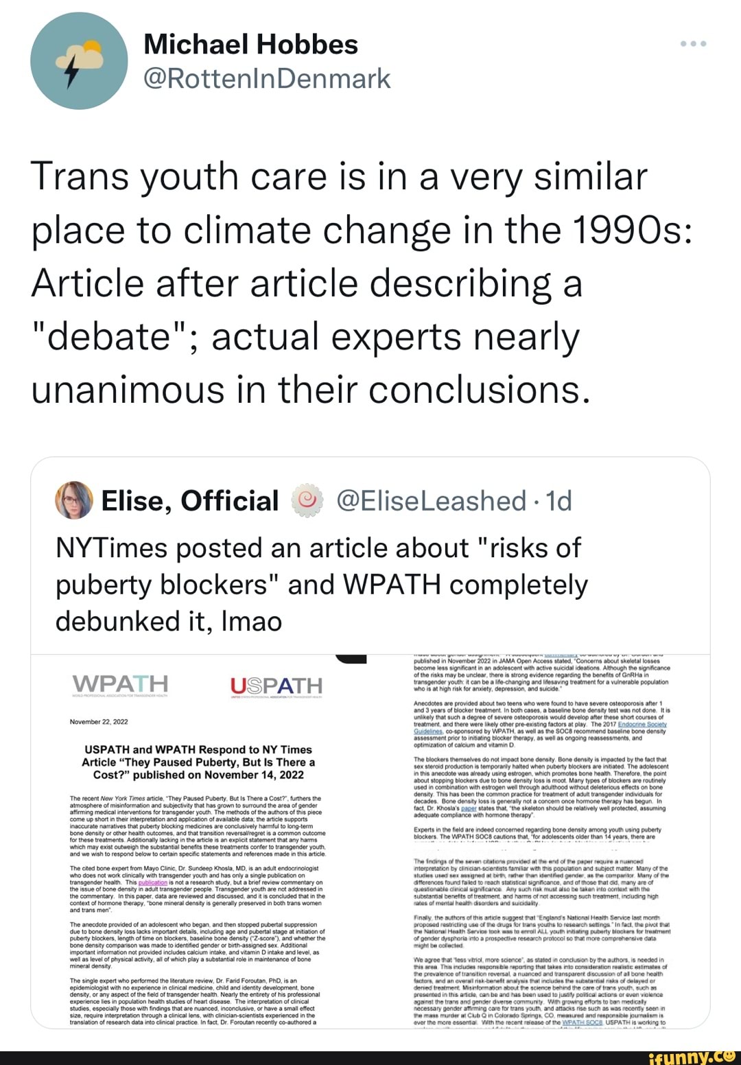 Footpath Blocker Trans youth care is in a very similar place to climate change in the ...